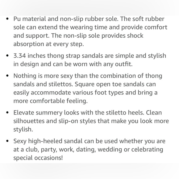 Black Square Toe Kitten Heel Strappy Sandal Toe Trendy Minimalist Contemporary - Picture 5 of 5